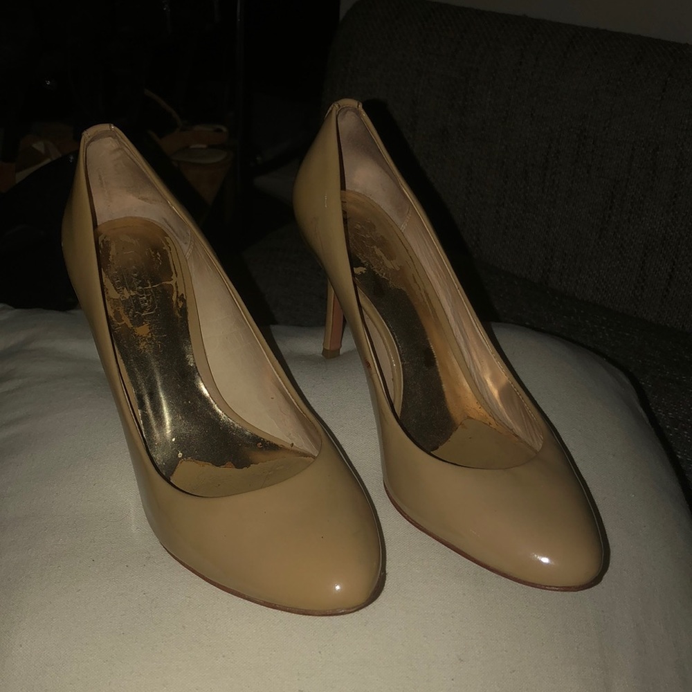 Coach nude heels